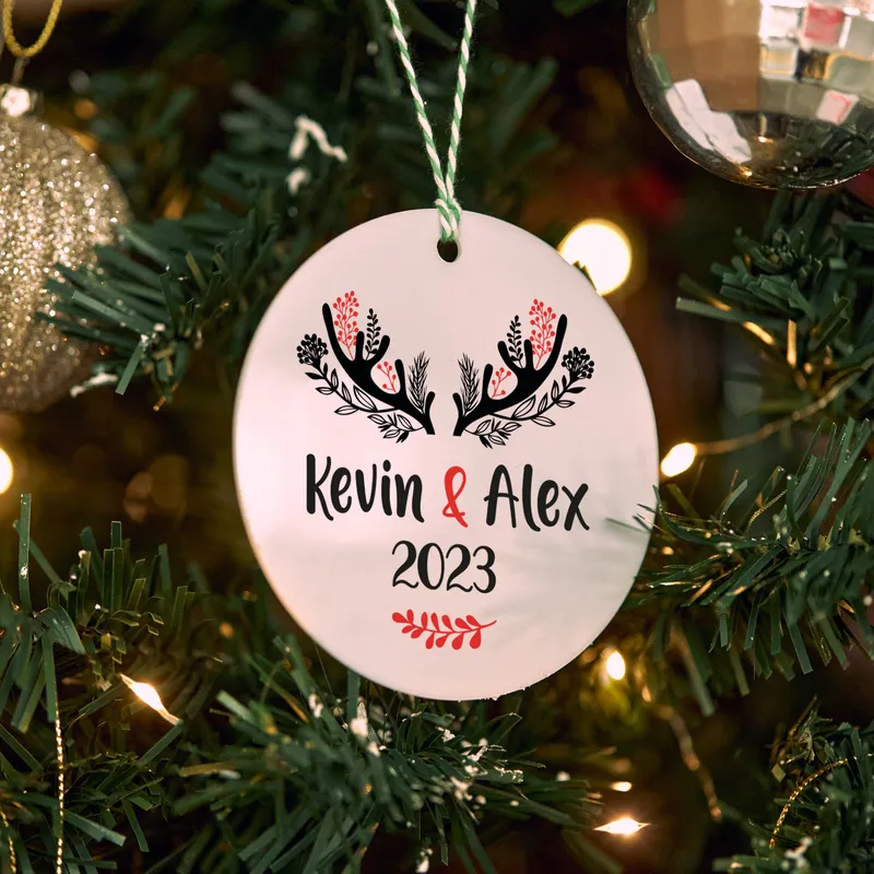 Personalized Name Christmas Ornament