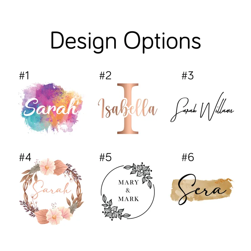 Personalized Name Compact Mirror Gift for Her