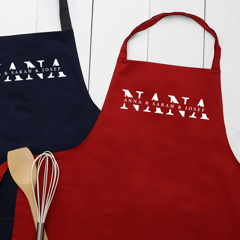 Personalized Nana Kitchen Apron for Grandma