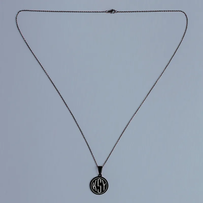 Personalized Necklace with Monogram Design