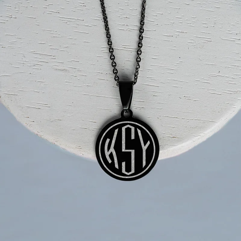 Personalized Necklace with Monogram Design