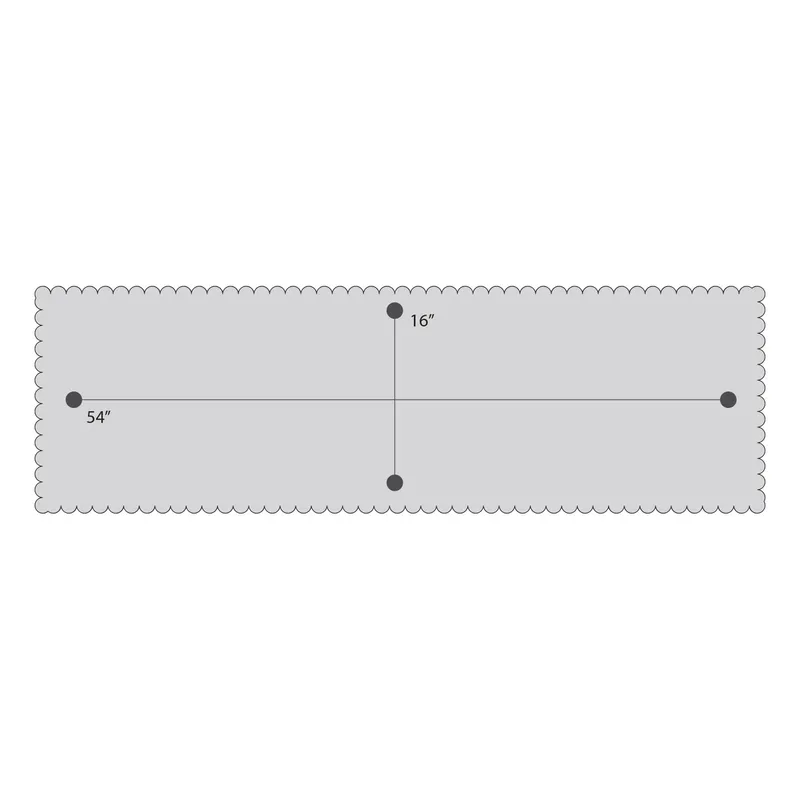 Personalized New Year Table Runner for Couples