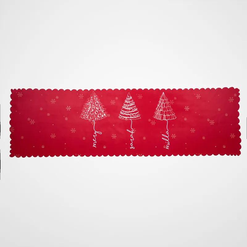 Personalized New Year's Eve Table Runner for Home Decor