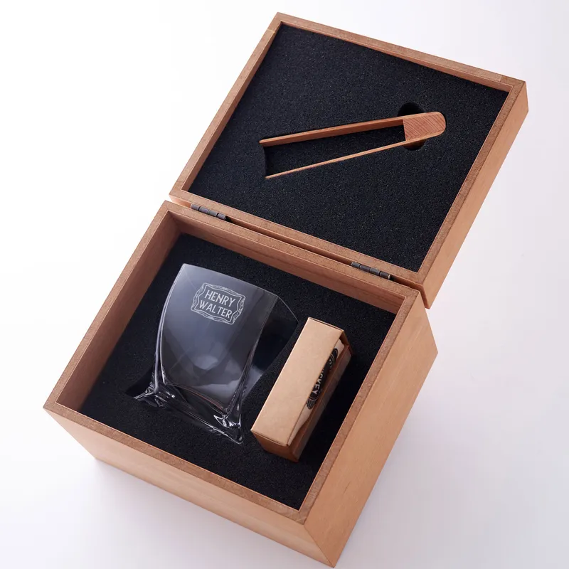 Personalized New York Whiskey Set Gifts for Him