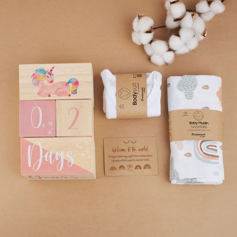 Personalized Newborn Baby Gift Box