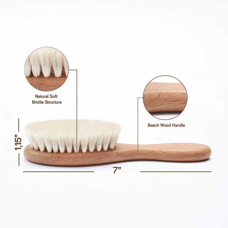 Personalized Newborn Baby Hairbrush Gift for Newborn Gifts