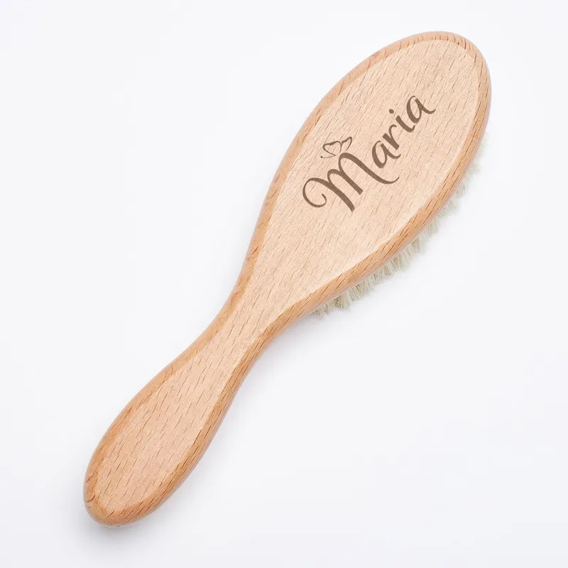Personalized Newborn Baby Hairbrush Gift for Newborn Gifts