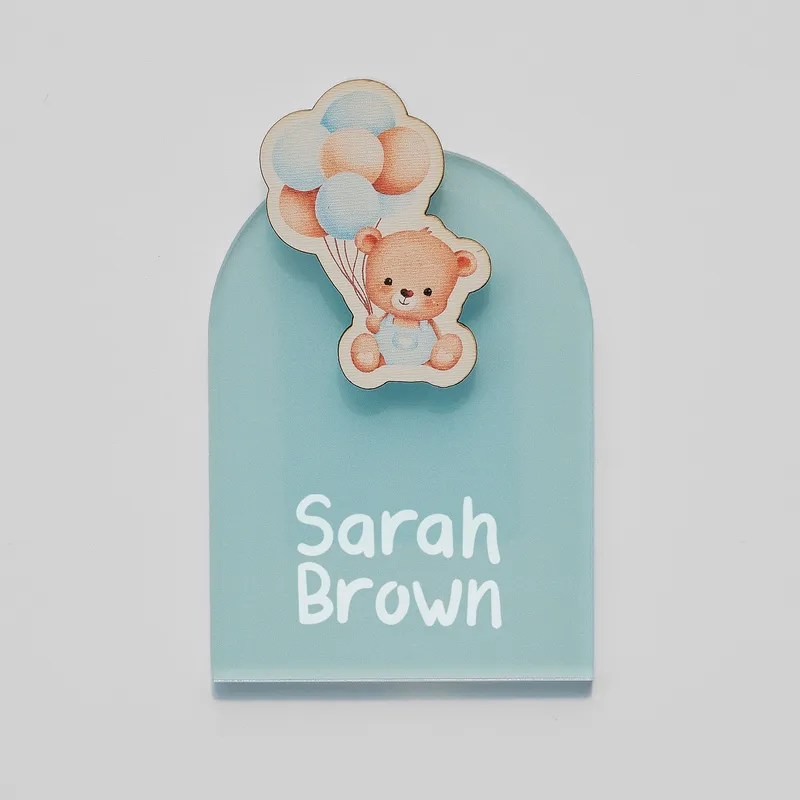 Personalized Newborn Baby Name Magnets 10 Piece Set