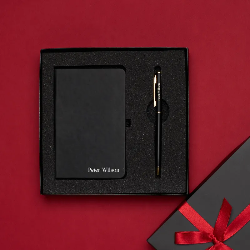 Personalized Notebook and Pen Gift Set
