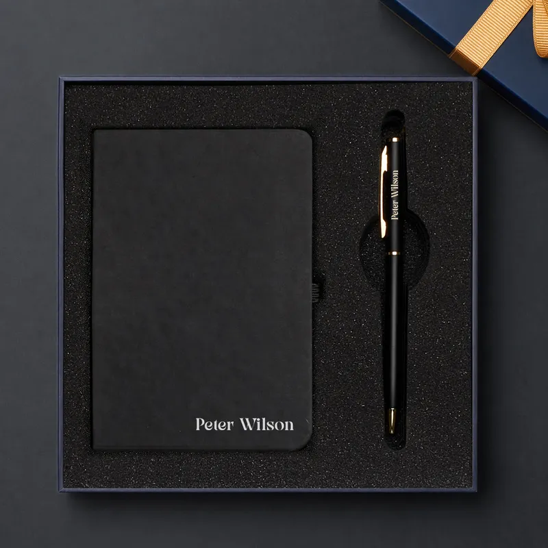 Personalised Notebook and Pen Gift Set