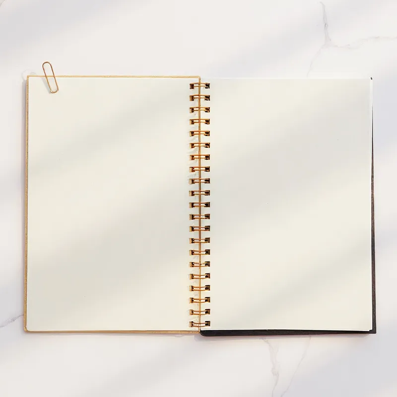 Personalized Notebook with Wooden Cover and Photos