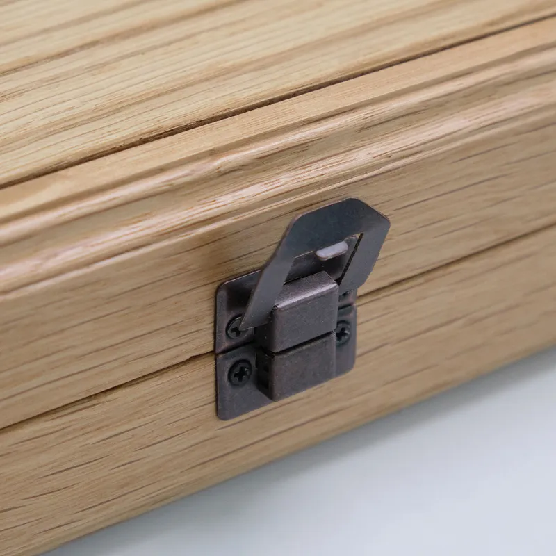 Personalized Oak Backgammon Set with Monogram Engraving