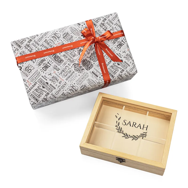 Personalized Organizer Wooden Jewelry Box