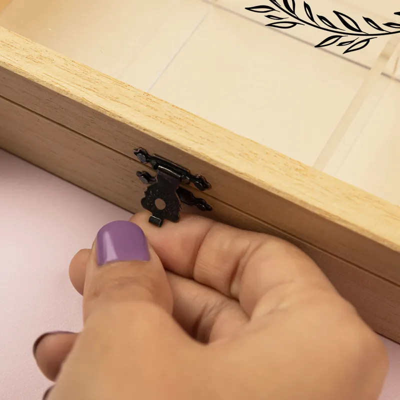 Personalized Organizer Wooden Jewelry Box