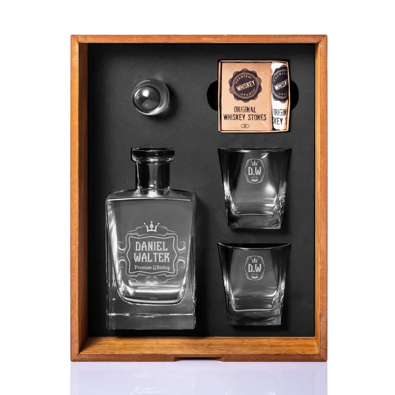 Personalized Orkney Whiskey Set in Premium Box