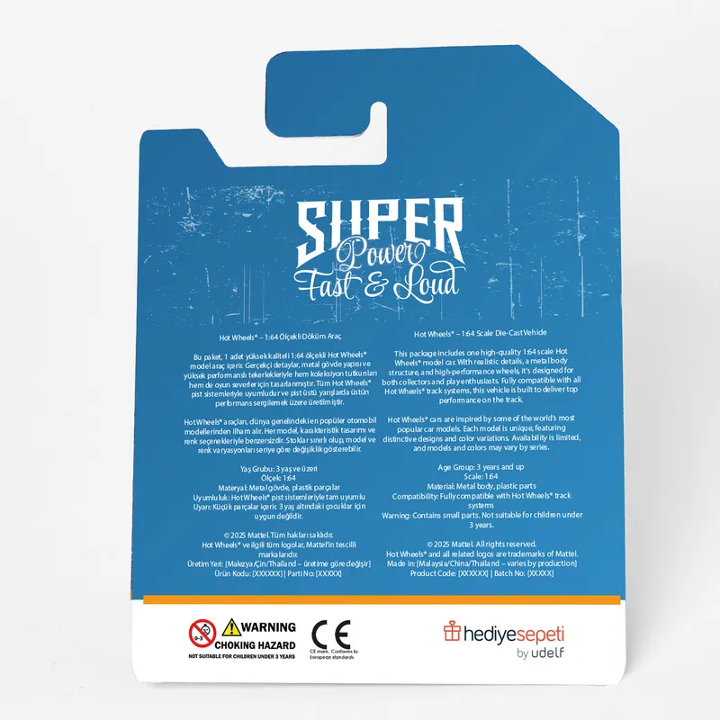 Personalised Packaged Toy Car for Collectors