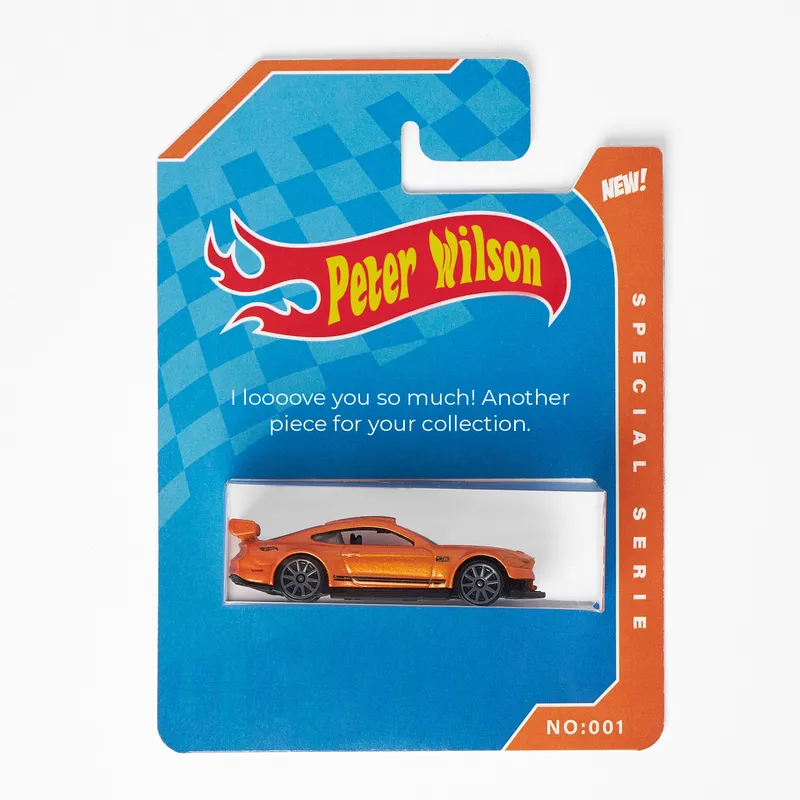 Personalised Packaged Toy Car for Collectors