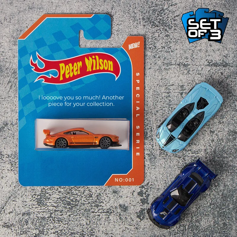 Personalised Packaged Toy Car for Collectors