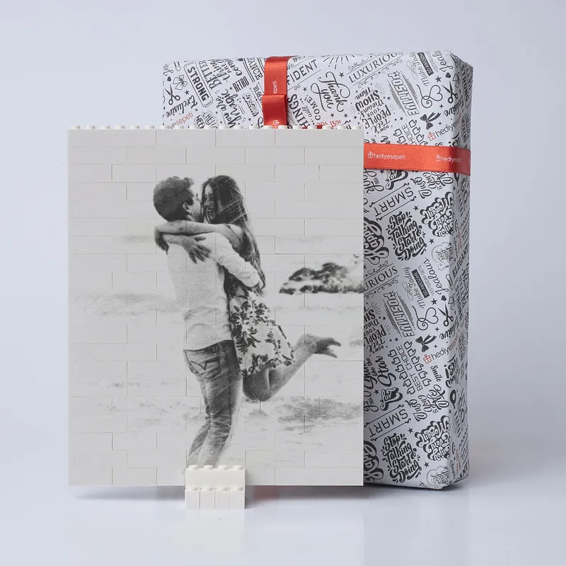 Personalized Pencil Drawing Illustrated Block Puzzle