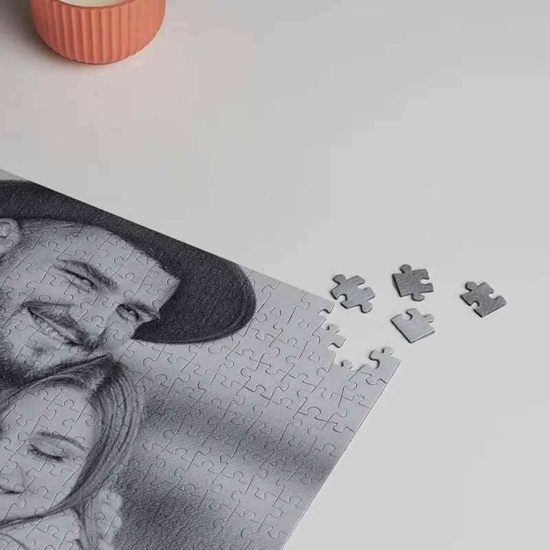 Personalized Pencil Photo effect Puzzle - 500 Pieces