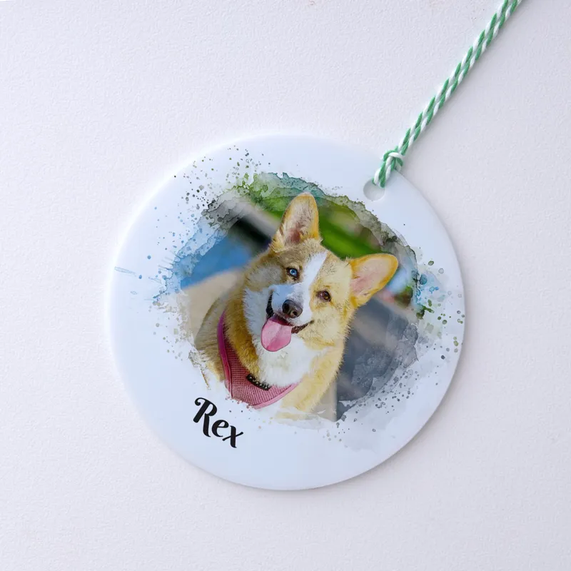 Personalized Pet Christmas Tree Ornament