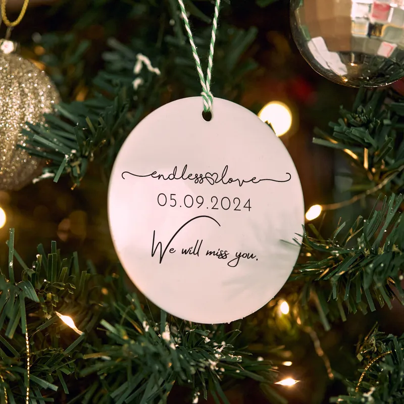 Personalized Pet Christmas Tree Ornament