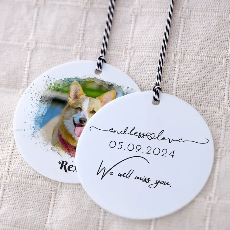 Personalized Pet Christmas Tree Ornament