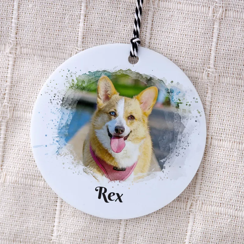 Personalized Pet Christmas Tree Ornament