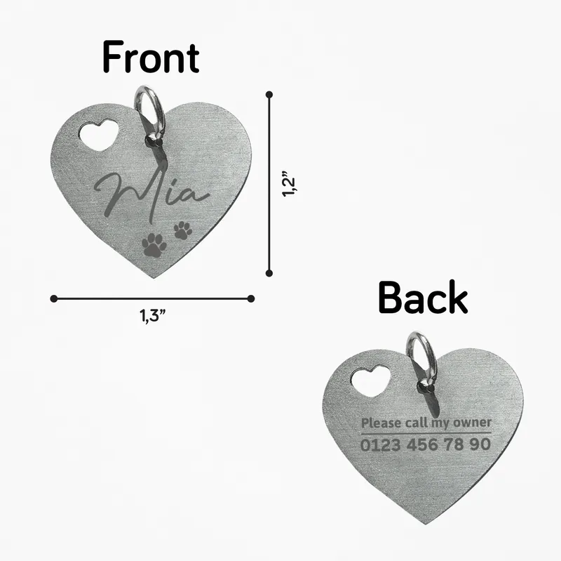 Personalized Pet ID Tag for Cats