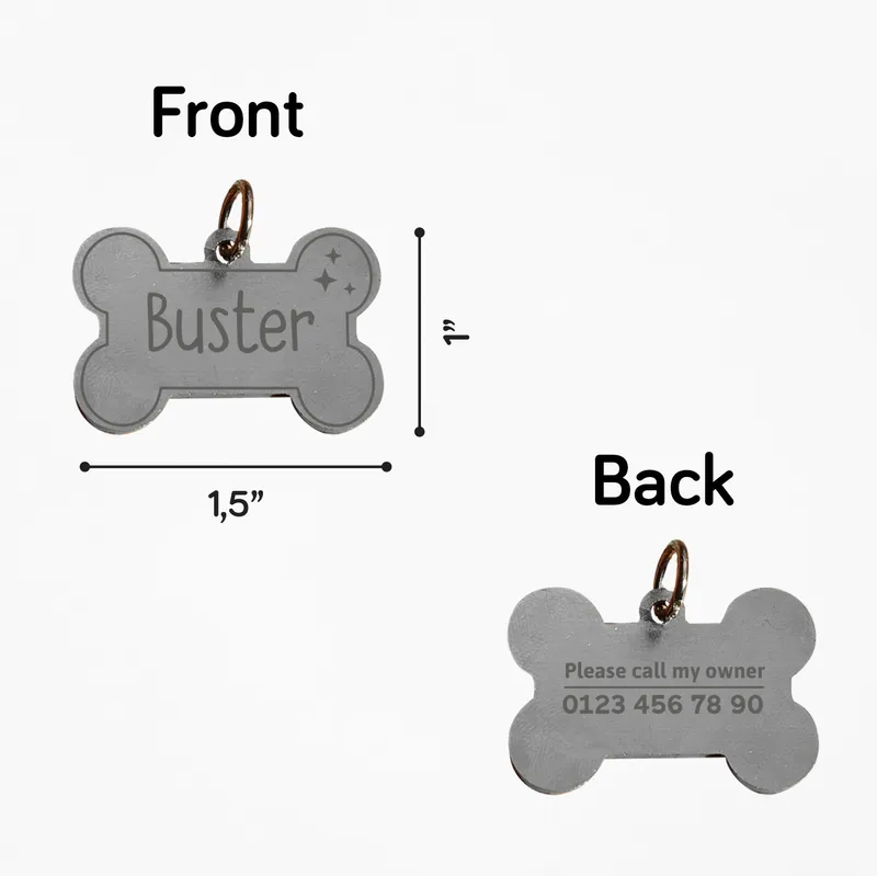 Personalized Pet ID Tag for Dogs