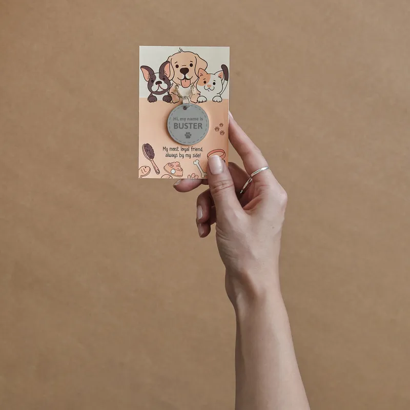 Personalized Pet Name Tag for Dogs and Cats