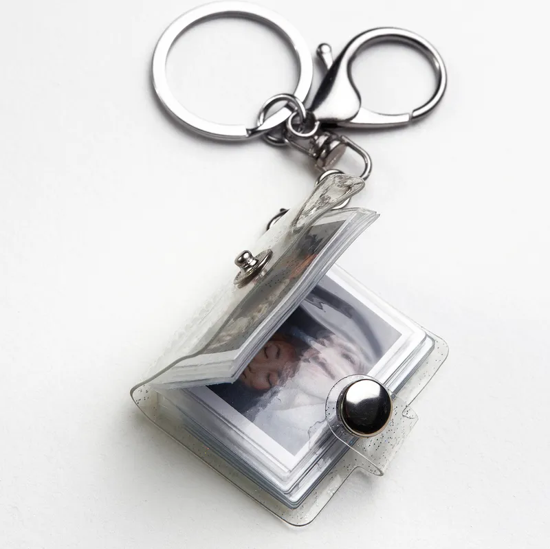 Personalized Photo Album Keychain with 16 Pictures