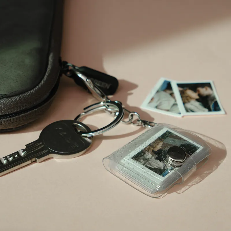 Personalized Photo Album Keychain with 16 Pictures