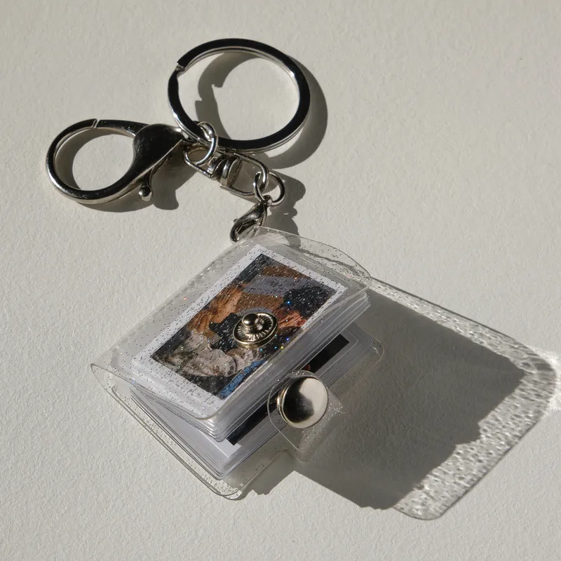 Personalized Photo Album Keychain with 16 Pictures