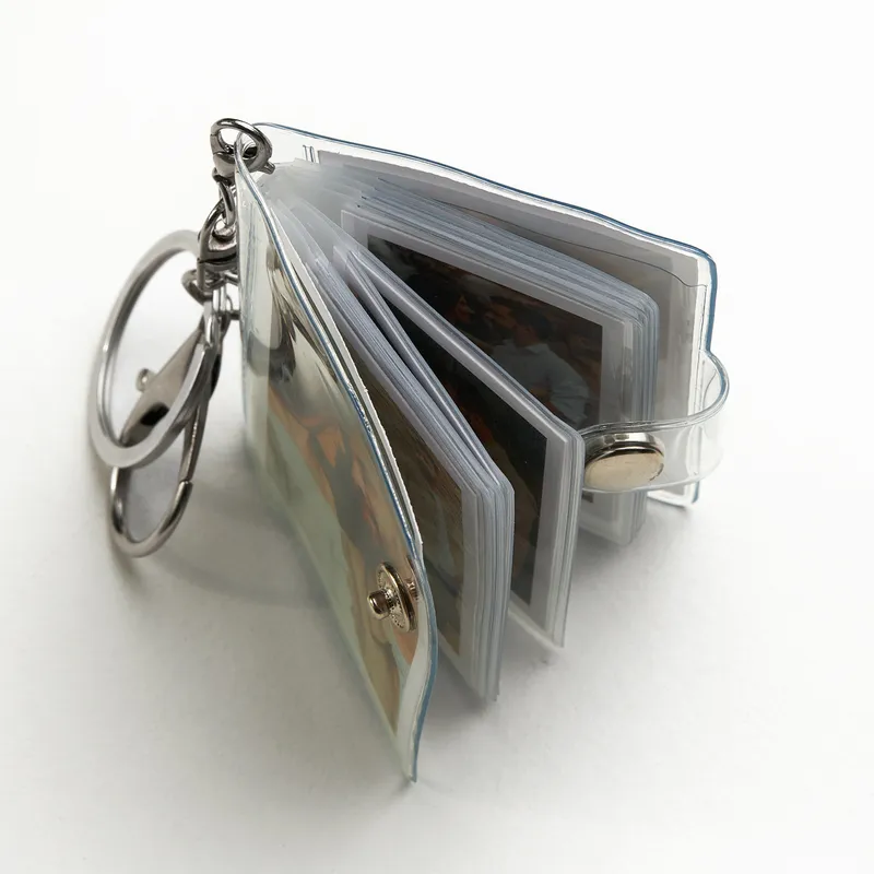 Personalized Photo Album Keychain with Clear Cover