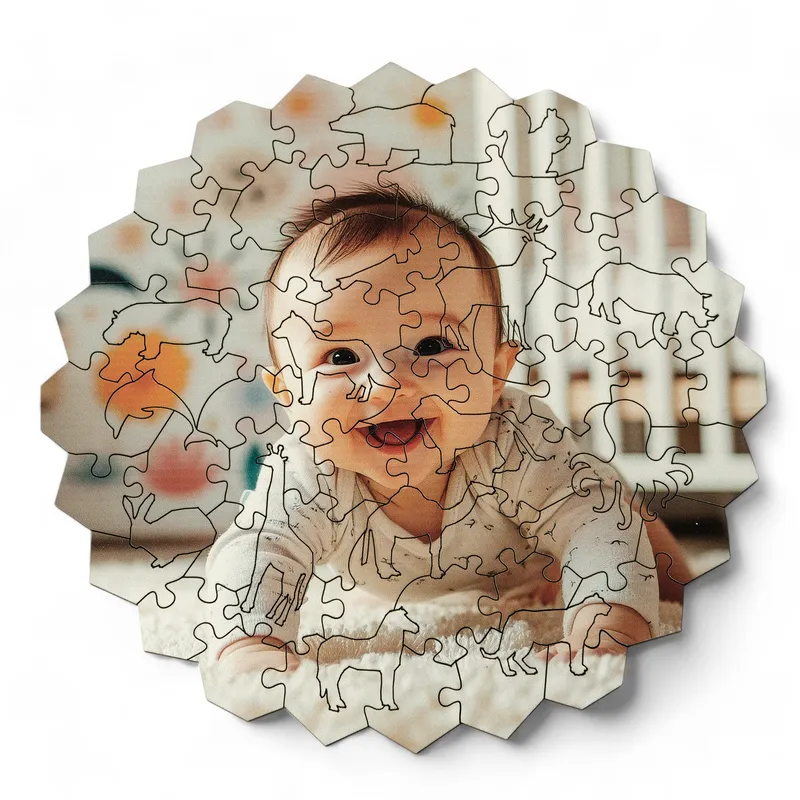 Personalized Photo Animal Puzzle for Kid's Birthday Gift