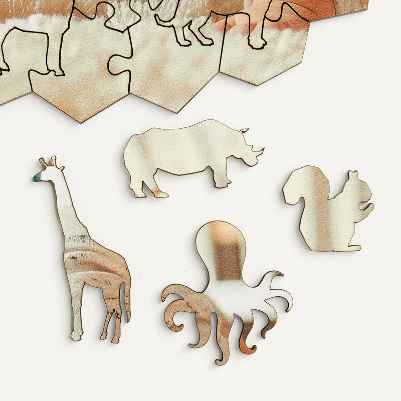 Personalized Photo Animal Puzzle for Kid's Birthday Gift