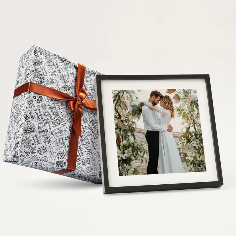 Personalized Photo Anniversary Wall Frame