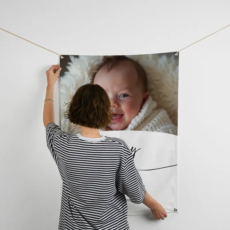 Personalised Photo Birthday Banner - 28x37 Inches