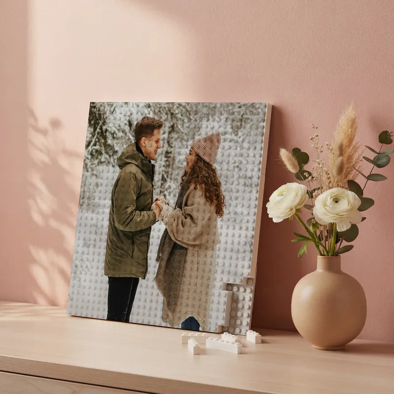 Personalized Photo Brick Puzzle with Custom Effects - 200 Pieces
