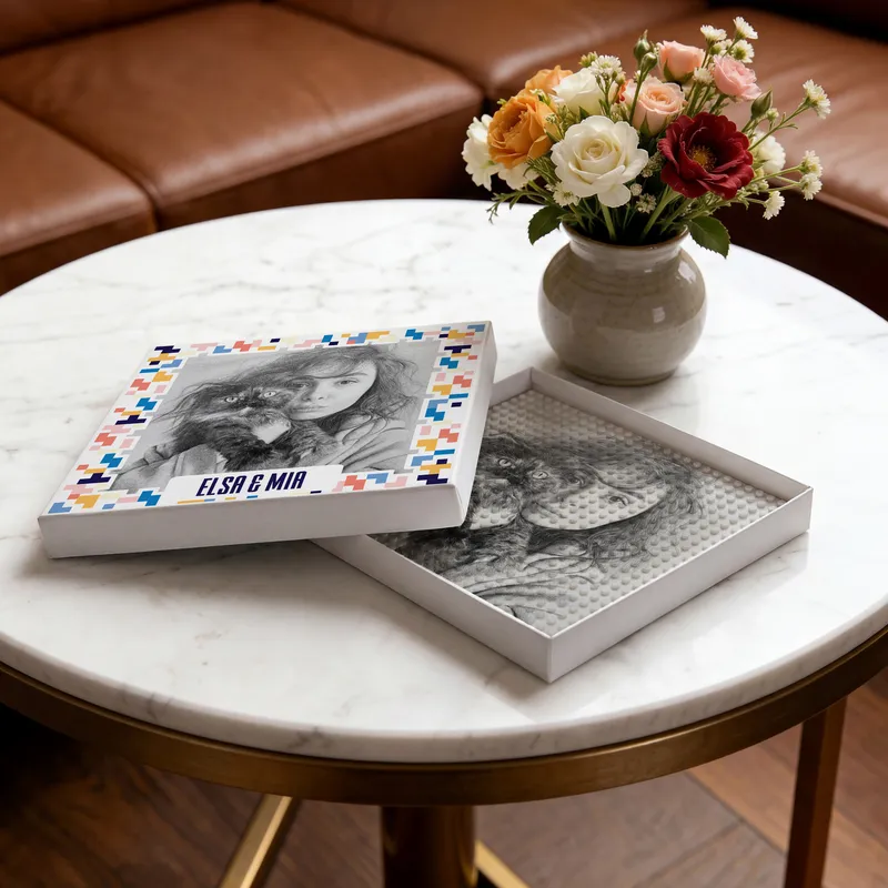 Personalized Photo Brick Puzzle with Custom Effects - 200 Pieces