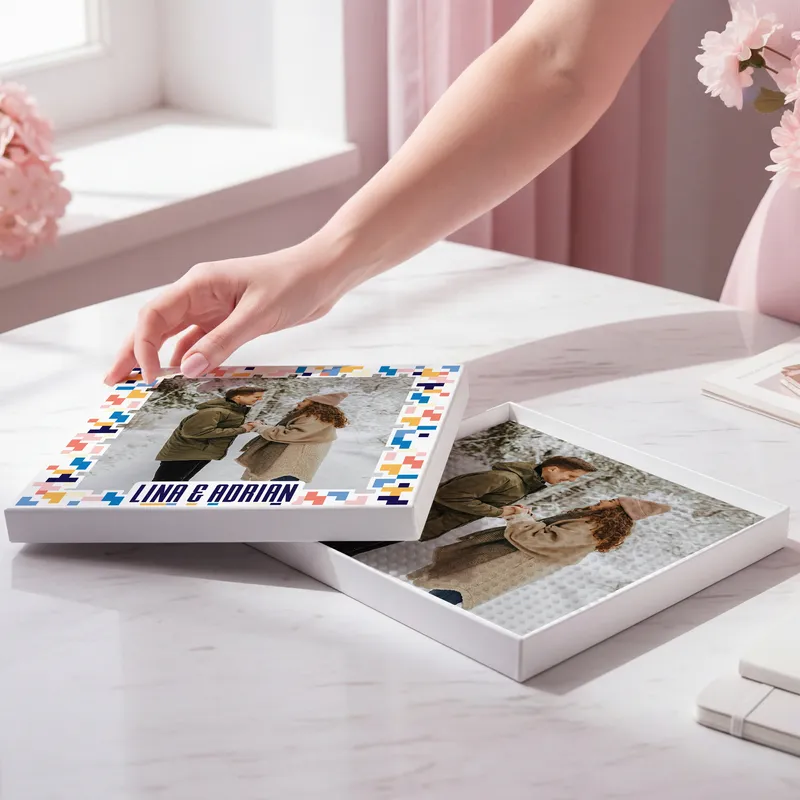 Personalized Photo Brick Puzzle with Custom Effects - 200 Pieces