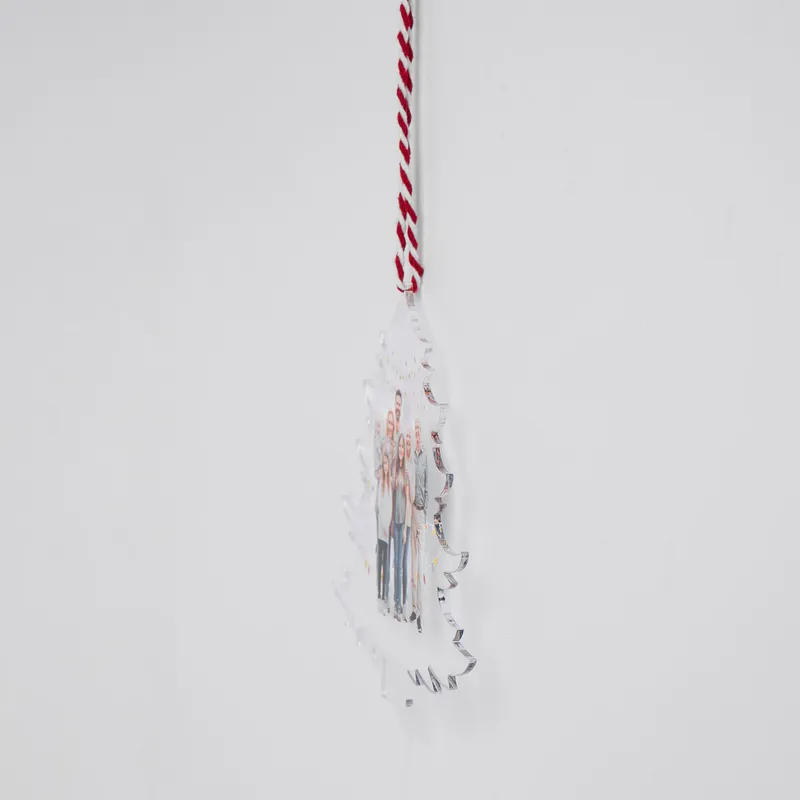 Personalized Photo Christmas Tree Ornament Gift