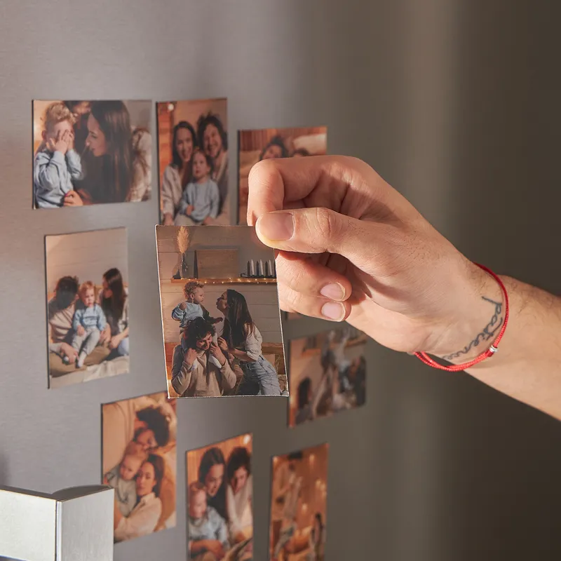 Personalized Photo Collage Magnet Set Of 9