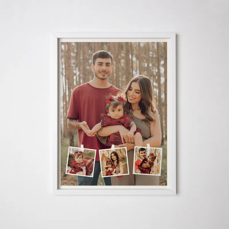 Personalized Photo Frame with Adhesive Backing