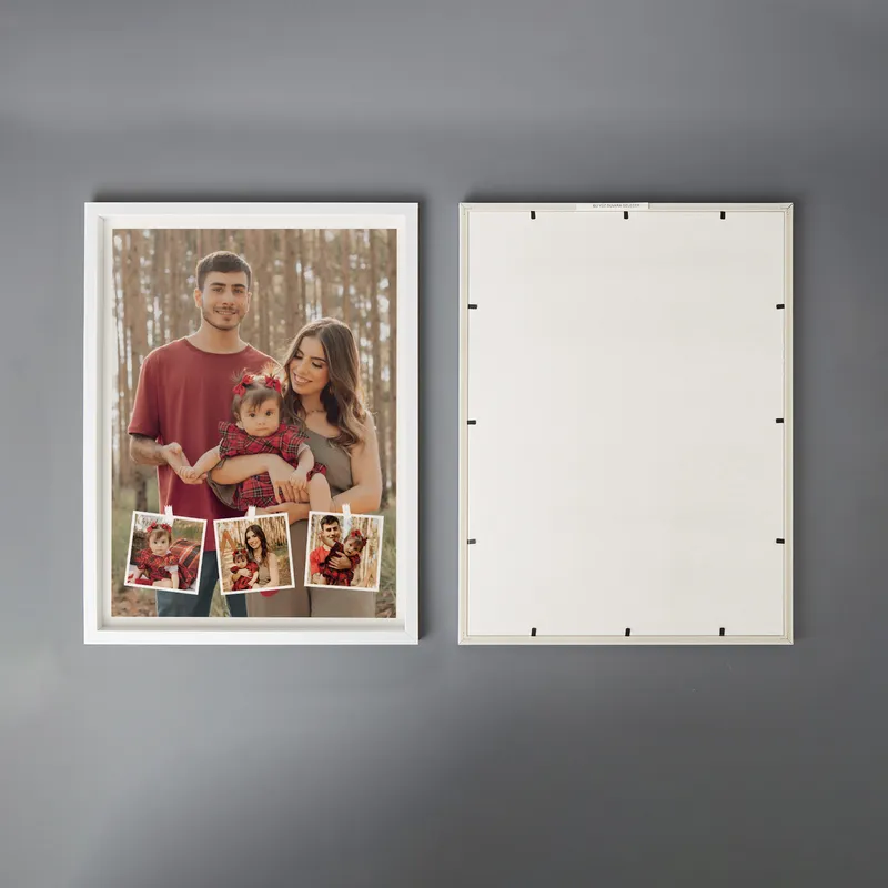 Personalized Photo Frame with Adhesive Backing