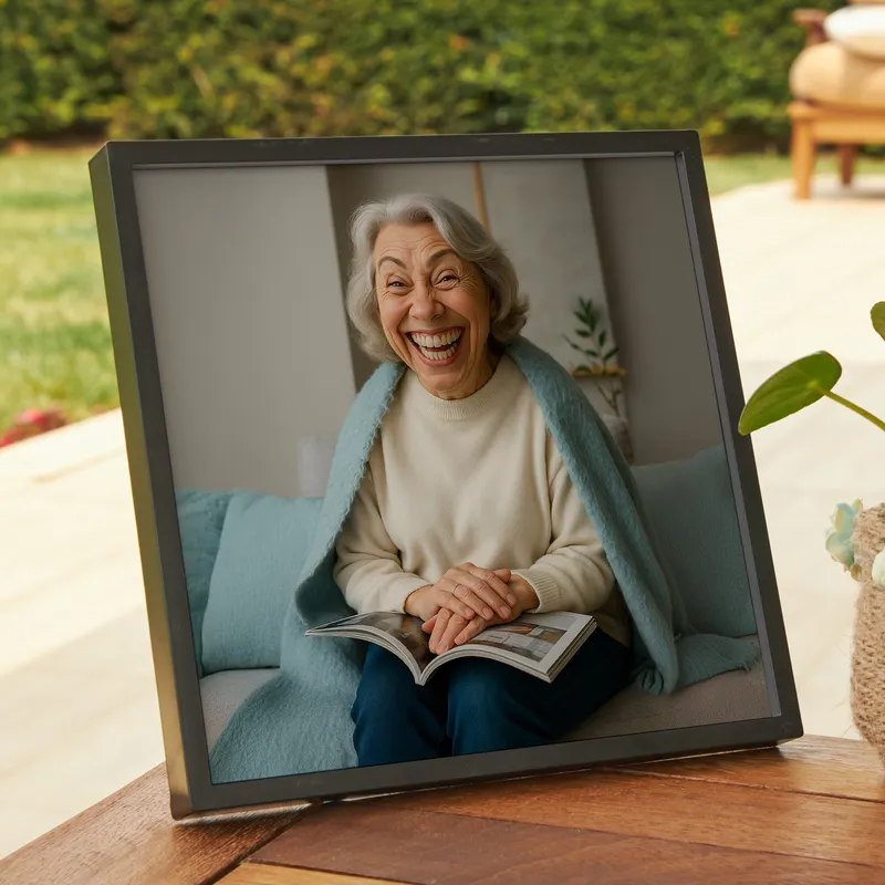 Personalized Photo Frame with Custom Caricature