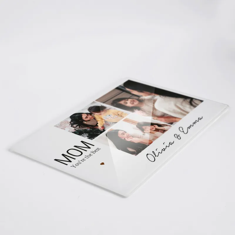 Personalised Photo Glass Cutting Board for Mother's Day