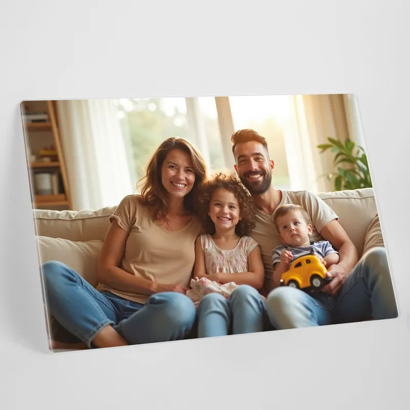 Personalized Photo Glass Cutting Board Gift