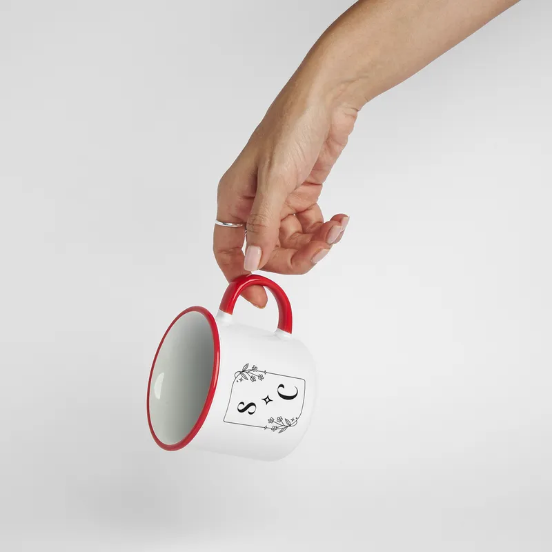 Personalized Photo Mug with Initials for Couples